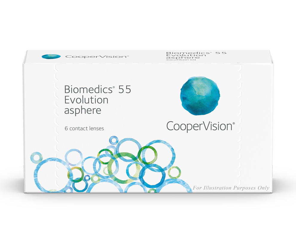 Biomedics® 55 Evolution Asphere 3 LENS BOX